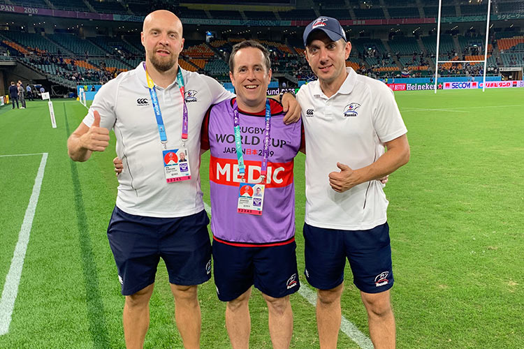 Head Physio Russia Rugby at Rugby World Cup Japan 2019